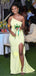 Popular One Shoulder Mermaid Long Bridesmaid Dresses , BGB0009