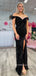 Gorgeous Black Sequins Off Shoulder Long Evening Prom Dresses, Mermaid Prom Dress, BGS0380
