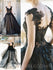 Black Applique Tulle Elegant Cheap Evening Long Prom Dress Ball Gown, BG51495