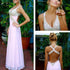 A line Junior Sexy Formal Backless Long Cheap Prom Dress, BG51094 - Bubble Gown