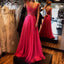 Cap Sleeve A Line Hot Pink Junior Pretty Long Prom Dresses, BG51092