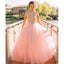 Charming Pink Junior Elegant Fashion Online Long Prom Dresses, BG51017 - Bubble Gown