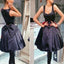 Black Bowknot Simple Lovely Disney Homecoming Dresses, BG51412 - Bubble Gown