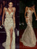 Gorgeous Sexy Heady Beaded Sparkly Side Slit Long Evening Prom Dresses, BG51545