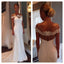 Eleagnt Simple Cheap Mermaid White Long Wedding Dresses, BG51508