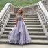 Lavender Beaded Top Inexpensive Evening Ball Gown Long Prom Dresses, BG51525 - Bubble Gown