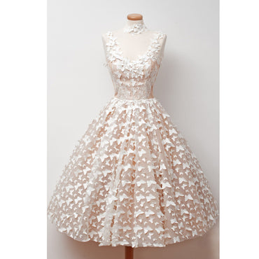 Cute Unique Applique Junior Pretty Inexpensive Short Homecoming Dresses, BG51601 - Bubble Gown