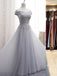 Off The Shoulder Side Split Sweetheart Tuller Cheap Long Prom Dresses, BG7005