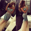 See Through Mermaid Long Shinning Sexy Prom Dresses, BG51186