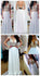 White V- Back Long Cheap Evening Party Long Prom Dresses, BG51230