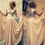 Cheap V-Neck Long Chiffon Charming Prom Dresses, BG51085 - Bubble Gown