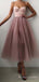 Simple A-line Tulle Spaghetti Straps Long Evening Prom Dresses, Custom Prom Dress, BGS0144