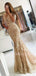 Mermaid/Trumpet Half Sleeves Tulle Appliques Lace Long Evening Prom Dresses, Cheap Custom Prom Dresses, MR7419