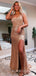 Royal Blue Sequin Mermaid Spaghetti Straps Long Evening Prom Dresses, Cheap Custom Prom Dresses, MR7851