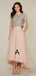 Two Pieces Cap Sleeve Sequin Top Organza Long Bridesmaid Dresses, BG51362