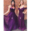 Cheap Elegant Formal Purple Weddomg Party Long Bridesmaid Dresses, BG51256