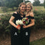Black Inexpensive Formal Popular Long Wedding Bridesmaid Dresses, BGP289