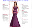 Deep V Neck Backless Long Evening Prom Dresses, Cheap Custom Party Prom Dresses, MR7173