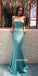 Charming Spaghetti Straps Mermaid Long Prom Dresses FP1227