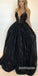 Popular Black Formal Inexpensive Sexy Sparkle Long Prom Dresses, BGP093