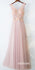 V Neck Formal Cheap Elegant Lace Up Back Long Prom Dresses, BGP027