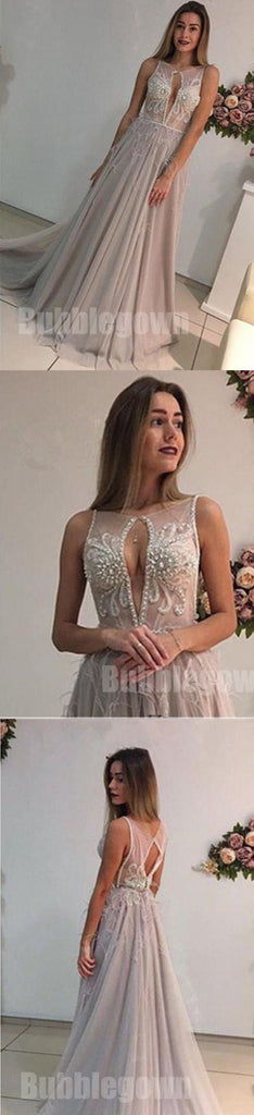 Unique Design Sexy A Line Inexpensive Long Prom Dresses, BGP030