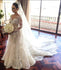 Long Sleeves Mermaid Applique Charming Bridal Long Wedding Dresses, BGP266 - Bubble Gown