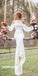 Affordable Unique Design Lace Top Long Sleeves Mermaid Long Wedding Dress, BG51581